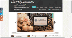 Desktop Screenshot of flowersbyimpressions.com